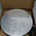 GUEOQTC Chicken Water Heater for Winter， Heated Poultry Waterer Base, with Thermostat and 9.8ft Power Cord, Dia.11in