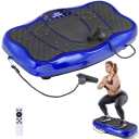 Whole Body Vibration Plate Exercise Machine Weight Loss Shaping Toning Blue