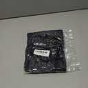 Women Y2K Layered Ruffle Chiffon Mini Skirt (Black, M)