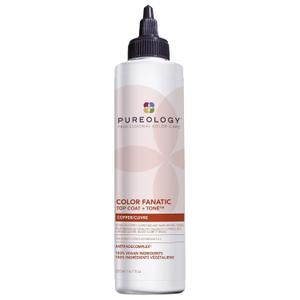 Pureology Color Fanatic Top Coat + Tone - Maintains Hair Color Treatment, Smooths, Restores Vibrancy and Adds Shine (Copper)