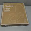 Jool Baby Quick Flip Toilet Seat with Built-in Potty & Splash Guard for Toddler Training, Slow Close (Round)