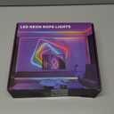 AILBTON Led Neon Rope Lights 100Ft,Flexible,Control with App/Remote,Multiple Modes,IP65 Outdoor RGB Waterproof,Music Sync Gaming Strip Lights for Bedroom Indoor, 20FT-LED NEON A