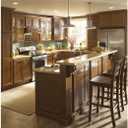 Brookside LED Collection Spun Metal Shade Coastal LED Pendant Light Brushed Nickel, Medium