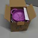 Elk and Friends Stainless Steel Snack Cups | Removable Silicone Food Catcher and Travel Lid | Spill-Proof Snack Containers for Baby, Toddler, Kids | Dishwasher Safe | 2 Pack (Pink/Purple)