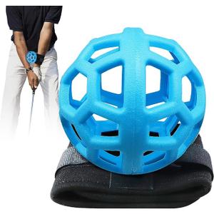THE GOLFER STORE Smart Ball Golf Training Aid Golf Swing Trainer Ball, Practical Training Aid for Golf, Intelligent Ball for Beginner Posture Training, Golf Wrist Strap Training Ball