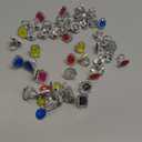 Assorted Colors Plastic Jewel Ring - 1"x1" (16 Count) | Perfect Novelty Accessories for Kids, Party Favors & Fashion-Forward Fun