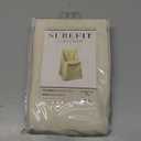 SureFit Cotton Duck Fabric Folding Chair Slipcover, Natural