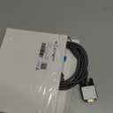 HDMI to VGA Adapter Cable 6FT [Metal Case, Nylon Cable] 1080P@60Hz HDMI Male to VGA Male Uni-Directional Braided Cord for Computer, Laptop, Monitor, Roku, Xbox, Graphics Card More