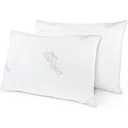 Zen Bamboo Breathable Bed Pillows for Sleeping, 2-Pack King
