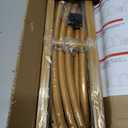 7.2 ft Arch Backdrop Stand, Metal Balloon Arch Stand, Stable Wedding Arched Frame with Square Base Ground Nails, Background Arches for Birthday Party Baby Shower Garland Decoration, Gold