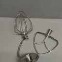 3-Piece Set Mixer Accessories for KitchenAid 4.5QT 5QT Tilt-Head Stand Mixers  K45WW, K45DH & K45B Replacement, All Stainless Steel, Dishwasher Safe(Machine/Mixer Not Included) (Silver)