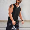 COOFANDY Men's Workout Tank Tops Sleeveless Muscle Gym Shirt Bodybuilding Tee (XL)