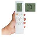Replacement AC Remote Control RG10A / RH10B Compatible for Midea A/C Air Conditioners MAW08V1QWT, MAW10V1QWT, MAW12V1QWT (Fahrenheit Display)
