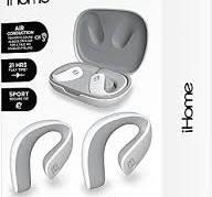 Bytech iHome XT 42 True Wireless Bluetooth In Ear Earbuds White 