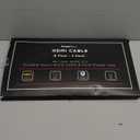 PowerBear 4K HDMI Cable 6 ft [2 Pack] High Speed, Braided Nylon & Gold Connectors, 4K @ 60Hz, Ultra HD, 2K, 1080P, ARC & CL3 Rated | for Laptop, Monitor, PS5, PS4, Xbox One, Fire TV, Apple TV & More