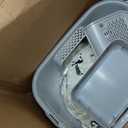 Stainless Steel Sifting Litter Box with Lid, Metal Litter Pan with Scoop for Big Cats Multi Cat, Extra Large Cats Litterbox Odor Control Easy Clean