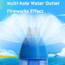 Firework Water Gun, Romantic Fireworks Style Water Spray Toy for Couples, High Pressure Pull-Out Sprinkler Spray Toys for Bathing, Pool, Party Entertainment (2Pcs E)