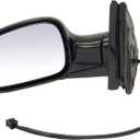Dorman 955-1161 Driver Side Power Door Mirror - Heated / Folding Compatible with Select Chrysler / Dodge Models, Black