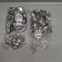 100 Pk - 2.25 inch Diameter Pin Buttons Sets for Badge Making Metal Parts 2 1/4" (56 mm)