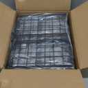 NADAMOO Freezer Organizer Bins, 2 Packs Large Expandable Stackable Chest Freezer Containers with Handle, Metal Adjustable Storage Baskets for Fridge, Deep Freezer, Cabinet, Kitchen, Pantry - Black