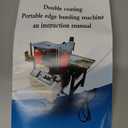 Woodworking Edge Bander Banding Machine Portable Edge Bander Curve Straight Edge Banding Machine Adjustable Speed 5-10m/min 110V