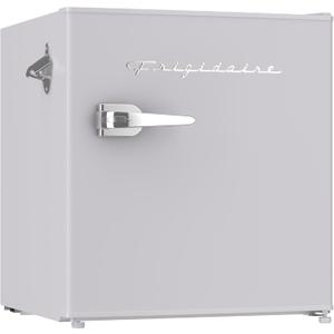 Frigidaire EFR176 Retro Compact Fridge with Chiller Mini Refrigerator with Built-in Bottle Opener for Office, Bedroom, Dorm Room or Cabin, 1.6 cu ft 16" D x 18" W x 18.5" H, Moonlight
