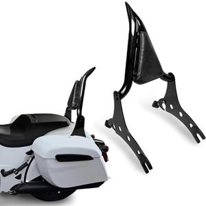 Detachable Sissy Bar Passenger Backrest for Indian Springfield Dark Horse/Challenger/Chieftain/Roadmaster/Pursuit Vintage Chief Limited 14-up Accessories (Gloss Black)