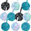 10 Pack Bath Sponge Shower Loofahs 40g,Mesh Pouf Bath Scrunchies Body Wash Puff,Body Scrubber Exfoliating Bath Sponge for Women and Men