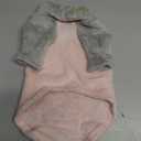 T'CHAQUE Sphynx Cat Clothes, Soft Fleece Winter Sweaters for Hairless Cats, Warm Pajama Jumpsuit with Sleeves and Hoodie, Cozy Pullover Outfit for Kittens (Pink) XS