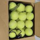 FURWEY Tennis Balls, 12/24/36/80 Pack Bulk Tennis Balls Pressureless Tennis Ball, Come with Mesh Bag for Easy Transport,Pet Dog Playing Balls, Good for Beginner Training Ball