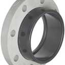 Spears 854-060 Glass-Filled PVC Pipe Fitting, Van Stone Flange, Class 150, Schedule 80, 6" Socket