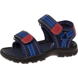 Beverly Hills Boys Sports Active Sandals Open Toe Athletic Summer Shoe (Toddler to Big Kid) (Navy Blue Red)