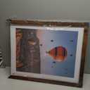 Wood 22x28 Picture Frame with 18x24 Mat, Display 18x24 with Mat or 22x28 Without Mat, Wood 22 by 28 Photo Frame, 22 x 28 Frame for Wall Hanging Display, Deep Brown