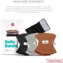 Pet Parents Washable Belly Bands for Dogs (3pack) + Extendrs Durable Dog Diapers - Premium Male Dog Diapers & Wraps (X-Small, Black)