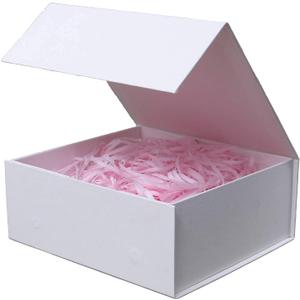 5 Pack of Gift Box,11x7.8x3.5 Inches Gift Boxes with Lids,White Gift Box for Valentines Day,Magnetic Closure Gift Boxes for Presents,Birthday Christmas,Thanksgiving Day