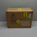 famiware Star Dinnerware Sets, Plates and Bowls Set for 4, 12 Pieces Ribbed Dishes - Chip and Scratch Resistant, Microwave and Dishwasher Safe Tableware, Cappuccino White