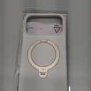 TORRAS Q3 Silicone for iPhone 17 Pro Max Case Stand, Fit for MagSafe, Liquid Silicone Soft Cozy Grip, 360 Spin Magnetic Stand, Camera Control, Protective Case for iPhone 17 Pro Max, Ivory Gold