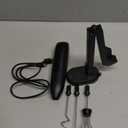 Electric Milk Frother Handheld: Rechargeable - LED Digital Display, Bare-Bones Version - Blackish Purple