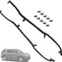 Rear Door Front Weatherstrip Seal BB5Z-7825324-B BB5Z-7825325-B Compatible with Ford Explorer 2011 2012 2013 2014 2015 2016 2017 2018 2019 Ford Front Weatherstrip