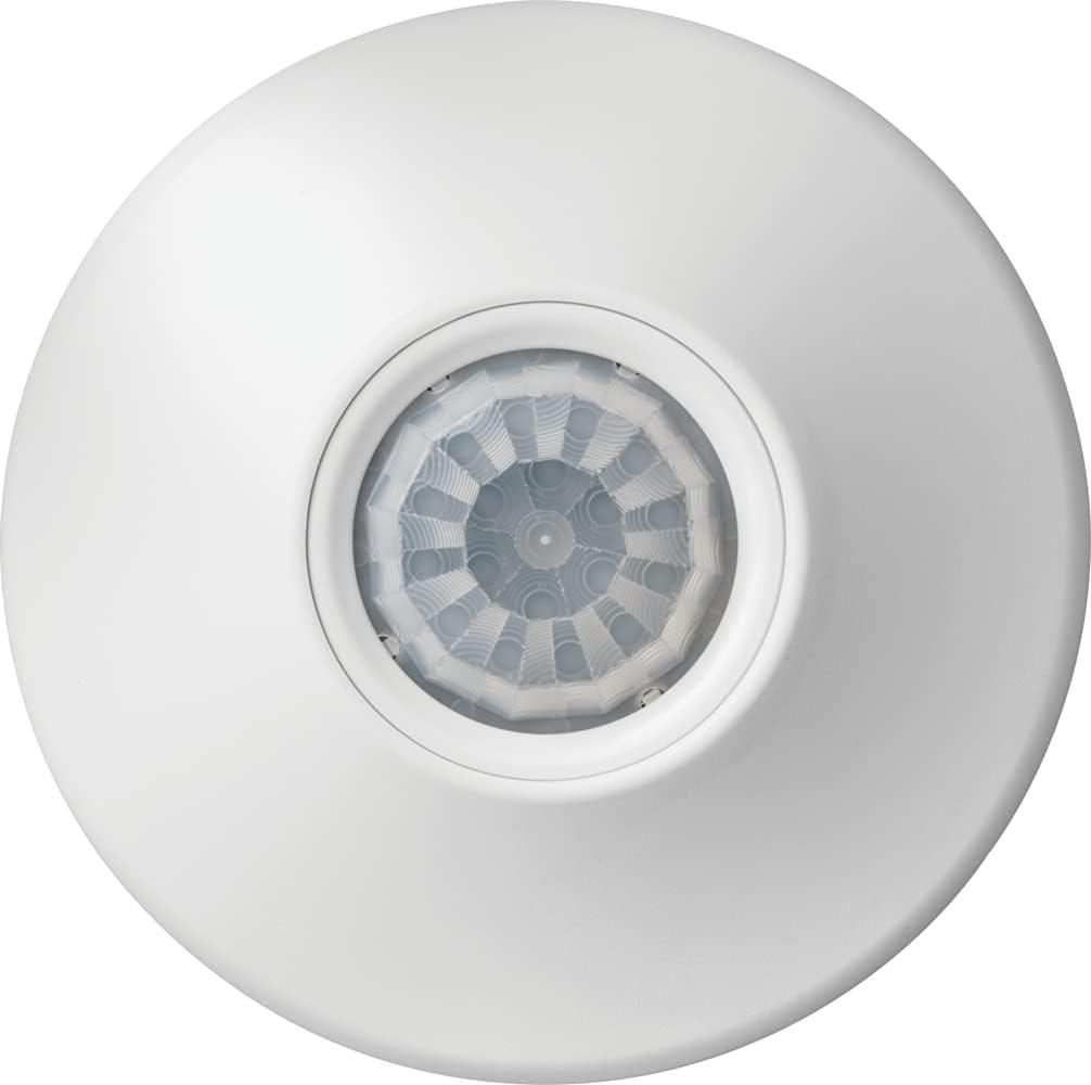 Ceiling Motion Sensor, Contractor Select PDT Passive Dual Technology Ceiling Mount Occupancy Sensor, Standard Range, Relay Included, White (CMR PDT 9)