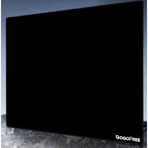 Black Glass Mousepad, Large Tempered Glass Hard Mouse Pad, Ultra Smooth Surface with Improved Precision and Speed for FPS & MOBA (19.7" L x 15.7" W)