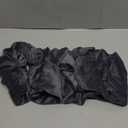 Smiry Velvet Seat Covers for Dining Room Chair Set of 4, Stretch Fit Removable Washable Chair Seat Cushion Protector Slipcovers with Ties, Dark Grey