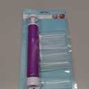 Manual Airbrush for Decorating Cakes,DIY Baking Cake Airbrush Pump Coloring Spray Gu-n with 4 Pcs Tube,for Kitchen Decorating Cakes Cupcakes Cookies and Desserts