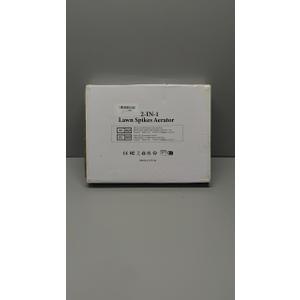 JONONMAS Manual Spike Aerator  15 Iron Spikes, Lawn Tool for Aerating Grass and Loosening Soil