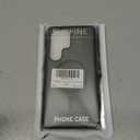 SUPFINE Magnetic for Samsung Galaxy S25 Ultra Case with Screen Protector, (Built-in Magnets) (Military Grade Drop Protection) Slim Translucent Shockproof Phone Case,Black