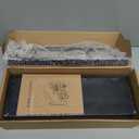 MXCSE Wall Shelves, Wall Mounted Bookshelves, DIY Floating Shelves for Wall, Wood Hanging Book Shelves for Room, Bedroom, Living Room, Easy Installation (Black, 50W x 17H)