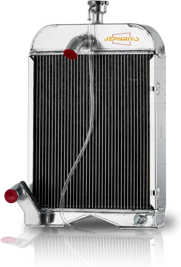 3 Row Radiator Replacement for Ford 8N 9N 2N Models 86551430 W/Cap Tractor Radiators Aluminum for Ford 8N for Ford 9N for Ford 2N