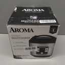 AROMA Select Stainless Rice Cooker, 4-Cup (Uncooked) / 8-Cup (Cooked), 2 Qt, Stainless Steel Inner Pot, Multicooker, Steamer, Stainless Steel, ARC-914SBDS