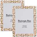 Handicrafts Home Picture Frame 14x18 Photo Frames, Marquet-Array Collection, Pack of 2