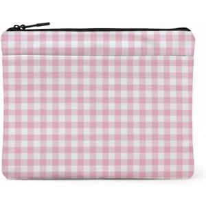 Cute Gingham Laptop Case 13.3 inch, 13-13.3 inch Laptop Sleeve Compatible with 13-13.6 inch Slim Laptops, Aesthetic Checkered Soft Computer Sleeve Bag with Pocket for Women Girls Birthday